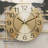 38" Modern Metal Large Map Wall Clock Decor Creative Silent Clocks Art For Living Room