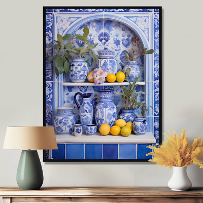 Tableaux méditerranéen nature morte cuisine III - Boho