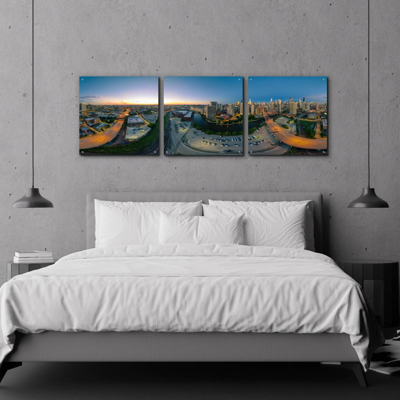 Epic Art «Chicago Pano 21» par Epic Portfolio, Acry «Chicago Pano 21» par Epic Portfolio