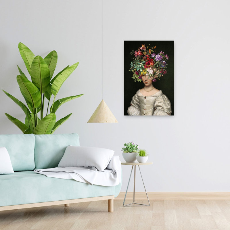 Enchanted Floral Portrait Classic Elegant, H 24 po x l 16 po