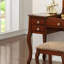 Ensemble de coiffeuse classique avec tabouret-698714226