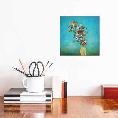 A Mindful Garden 1 Piece Wrapped Canvas Painting