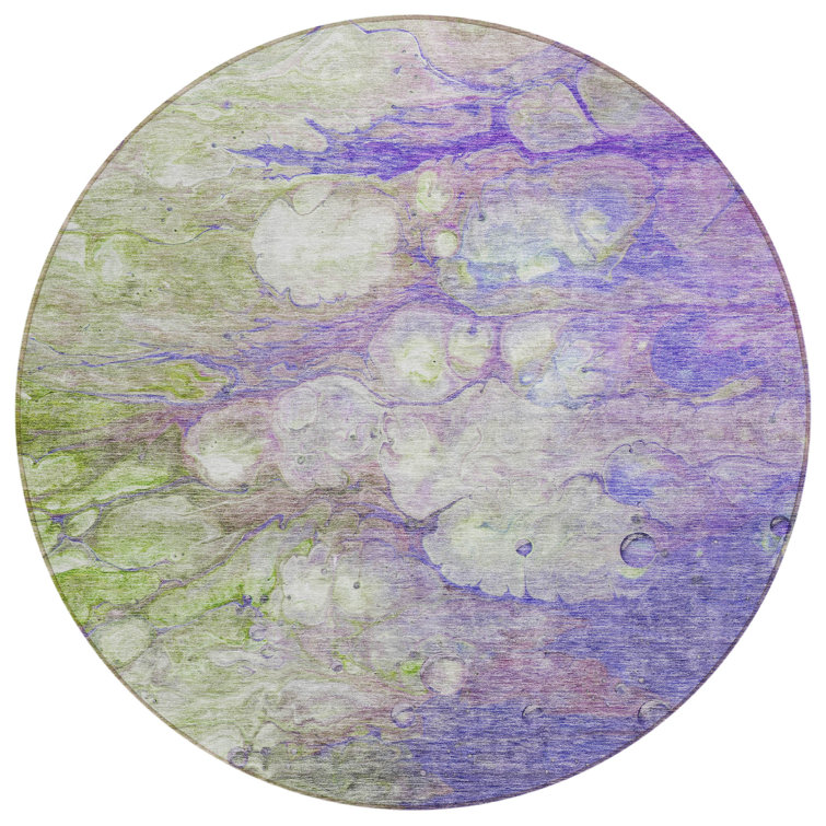 Conjetta Washable Abstract Indoor / Outdoor Rug