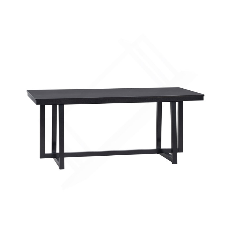 Kini Black Finish Dining Table
