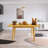 60" Rustic Farmhouse Rectangular Dining Table-964315075