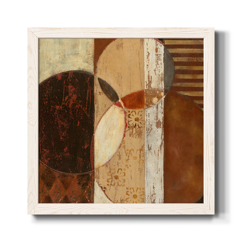 Kaleidoscope II par J Paul - reproduction d'art sur papier encadrée, Cadre blanc, H 31,5 po x l 31,5 po x P 1,5 po