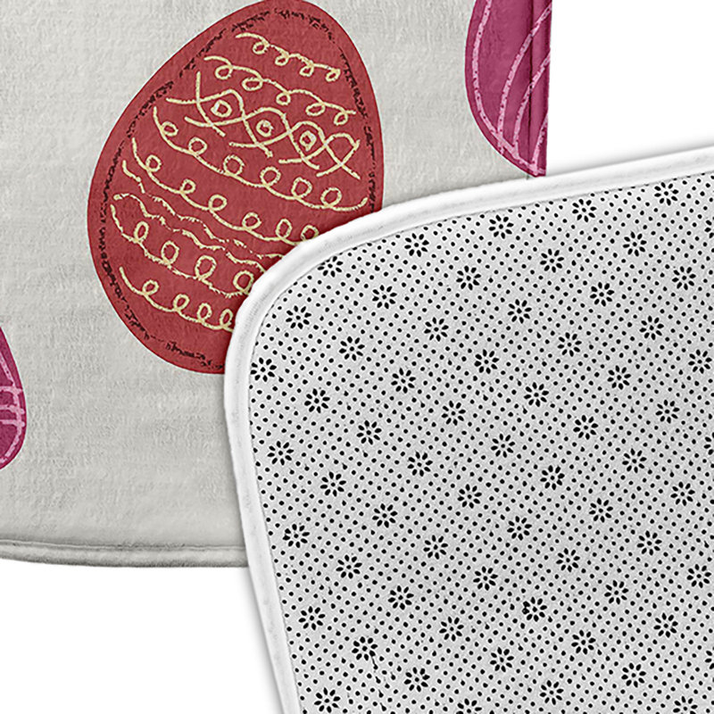 Tapis de bain, L 17 po x L 24 po, Blanc