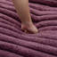 Double chaise longue surdimensionnée en fausse fourrure de 82 po avec ports USB et porte-gobelets 82 po-394971352