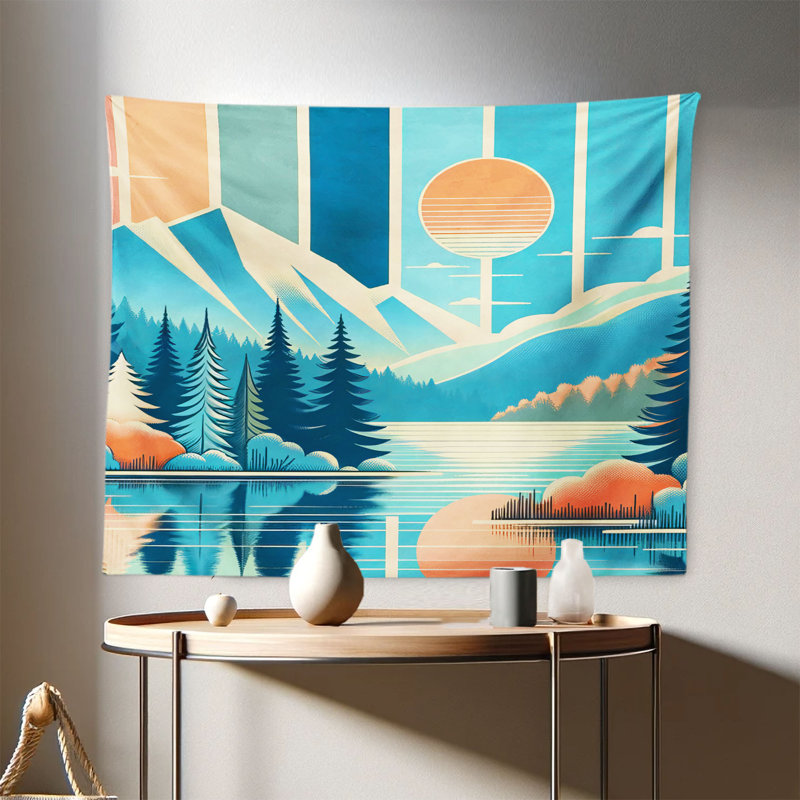 Tapisserie en microfibre, H 28 po x l 23 po