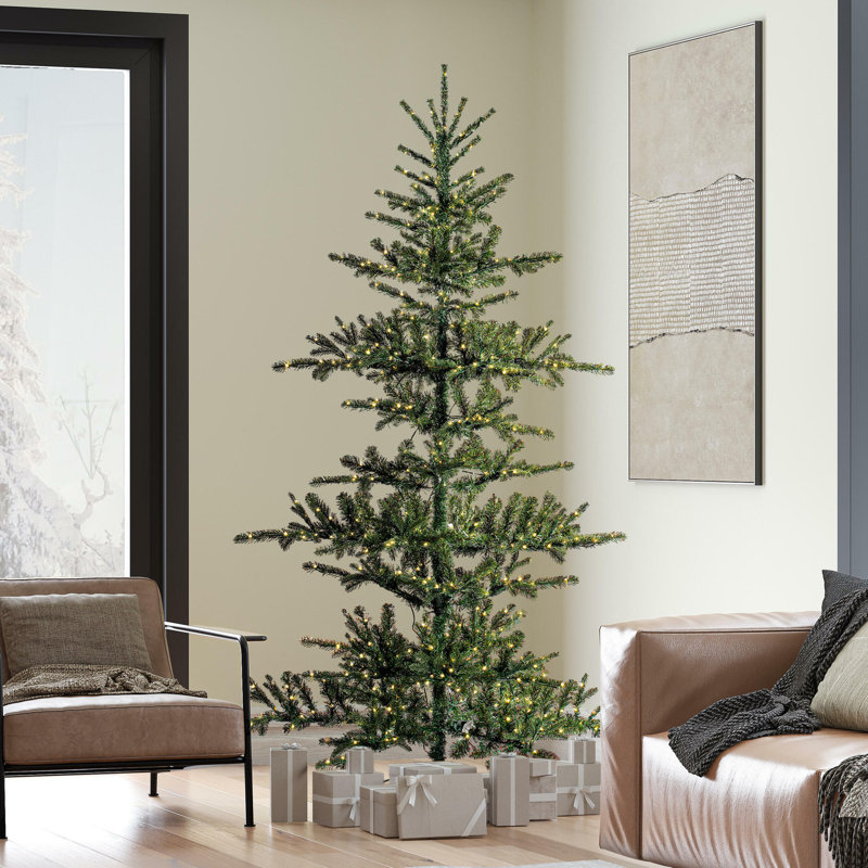 Graycee 9' H Lighted Artificial Christmas Tree