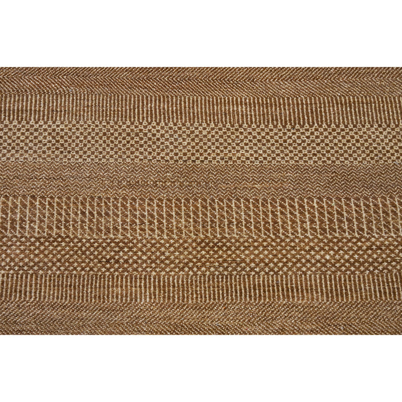 One-of-a-Kind Rectangle 9' x 12'3" in Brown/Ivory
