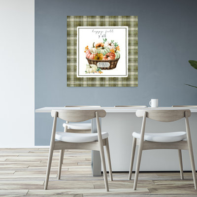 Art contemporain contemporain, paysage d'automne abstrait rustique moderne
