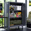 Armoire à outils de 47 po de hauteur en ardoise pour garage, salle de bain, buanderie, atelier de rangement en métal, espaces extérieurs bien organisés, utilisation flexible