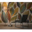 Papier peint floral abstrait peint à la main Botanical Leaves-844916854-844916852