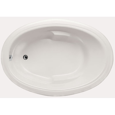 Builder Oval 72" x 42" Drop in Acrylic Bathtub