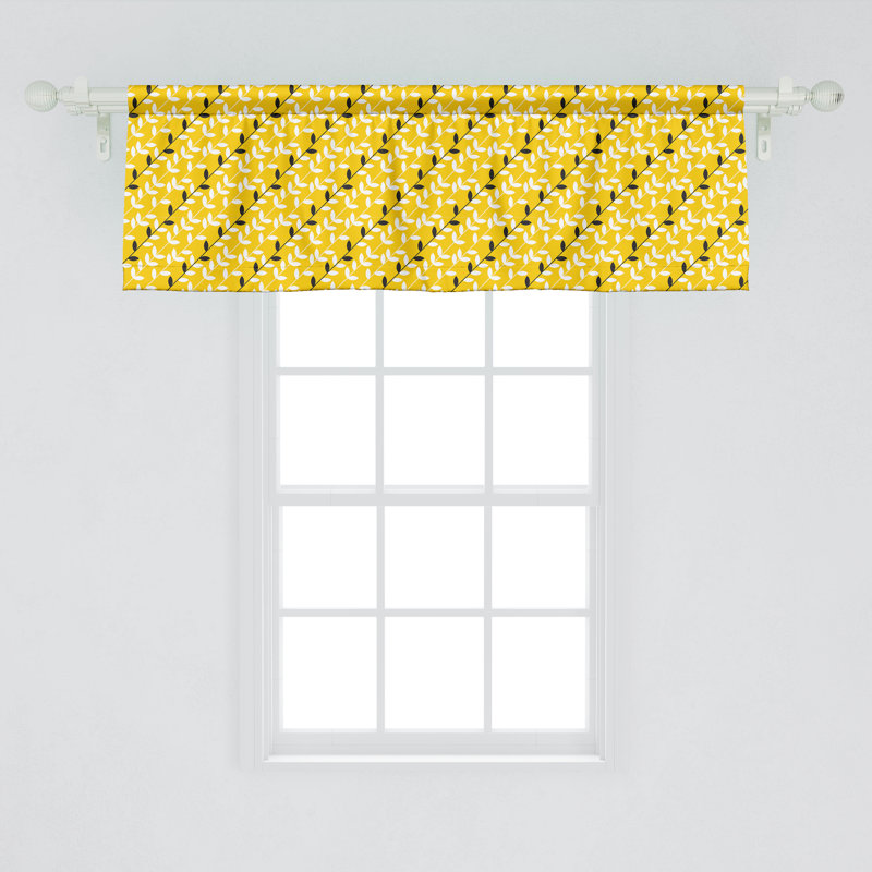 Cantonnière Ambesonne, paquet de 2, diagonale 92888, L 54 po x L 12 po