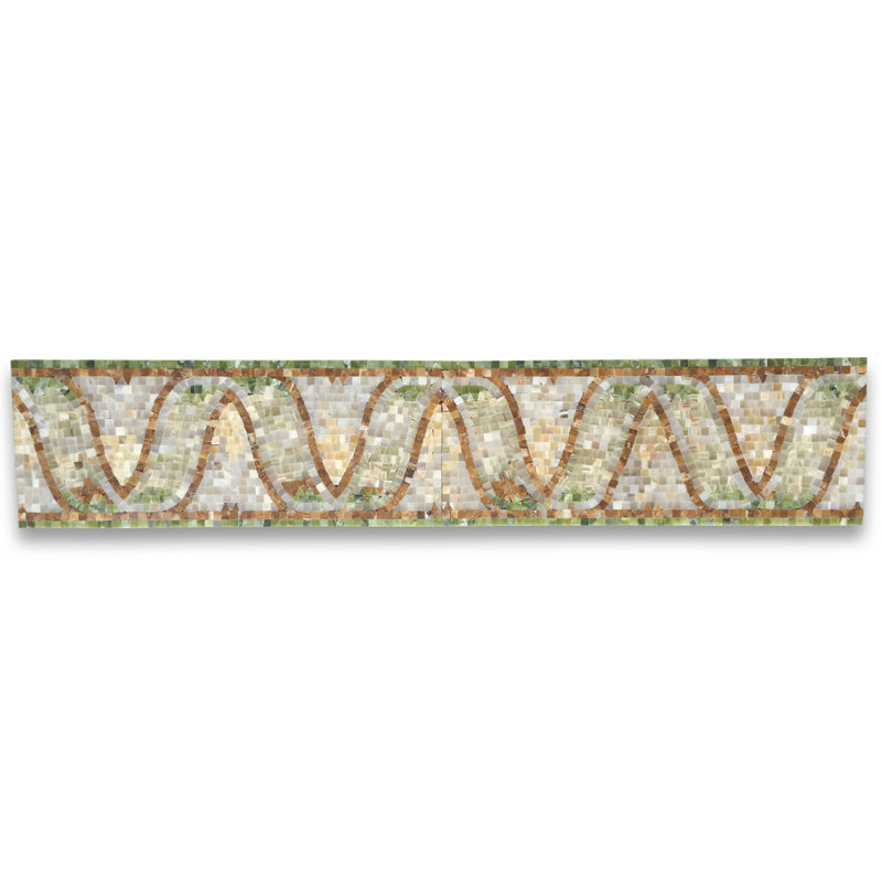 8" x 20" Marble Mosaic Sheet Wall Floor Use Tile