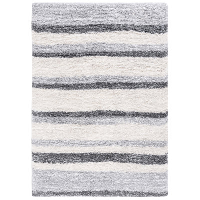 Ashleigh-Louise Shag 800 Performance Striped Rug