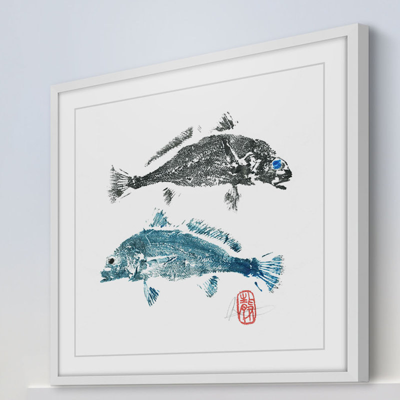 Andrew Clay - Single Picture Frame Print, 41cm H x 41cm W x 3.81cm D