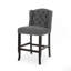Tabouret de comptoir contemporain capitonné à oreilles 27 pouces, ensemble de 2-674045476