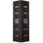 Porte pliante à panneaux en bois manufacturé et verre préfini Avon 07-05-84973893-84973895
