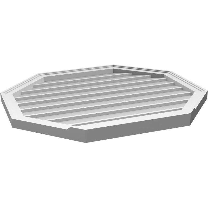 Évent horizontal gondole allongé en surface octogonal Signature, H 30 po x l 34 po x P 2 po