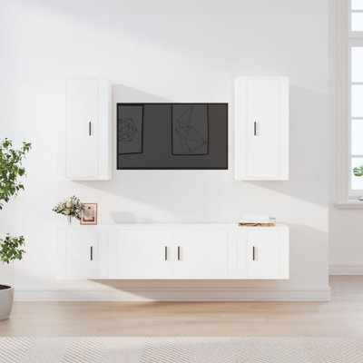 Lucus Unfinished Floating TV Stand for TVs up to 78"