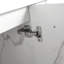 Meuble-lavabo mural de 60 po avec lavabo, lavabo double en résine à rebords épais, ensemble KD