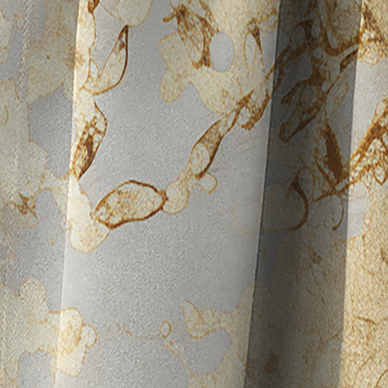 Harville - Champagne Curtain - Blackout Abstract Curtain - 1 Panels, 52" W x 63" L