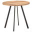 Pine Lake Mango Round Wood Top Dining Table with Iron Base
