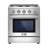 Empava 30" 4.2 Cubic Feet Slide-In Range