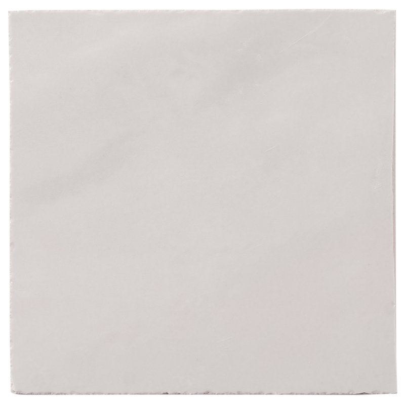 Virello 4x4 Glossy Ceramic Wall Tile, Cloud White