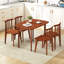 Solid Wood Base Dining Table
