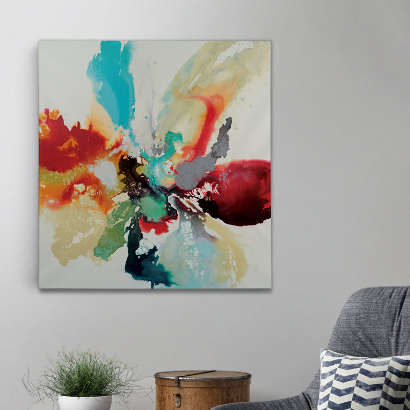 " Color Expression " Painting Print, 40" H x 40" W x 1" D