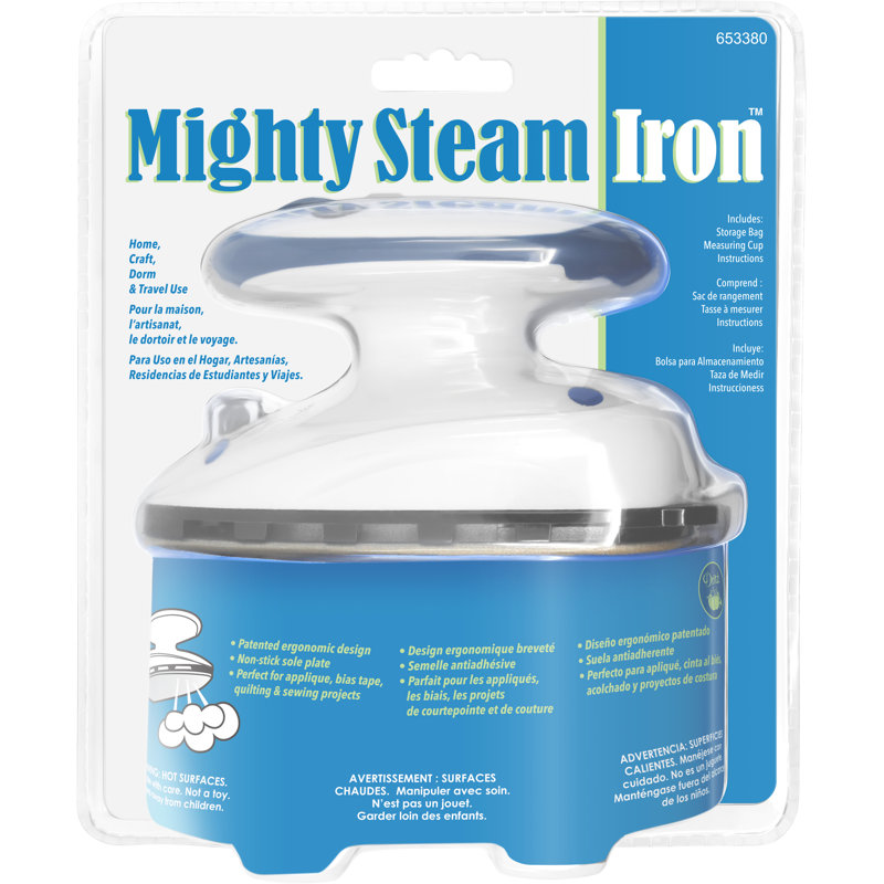 Dritz Mighty Steam Iron, Travel Iron