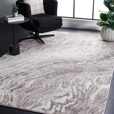 Tapis gris / ivoire Vogue 162