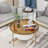 Shontoya Glass Top Coffee Table-800225775