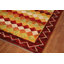 Tapis oriental marocain à motif géométrique treillis 7 x 10