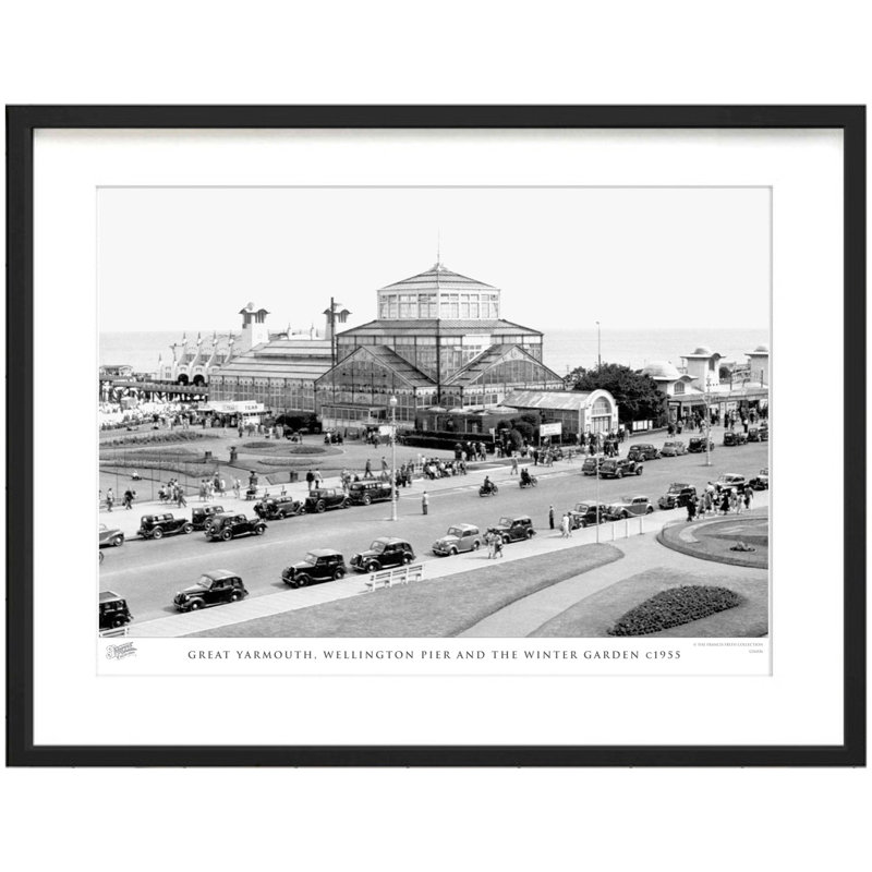 Great Yarmouth, Wellington Pier And The Winter Garden C1955 by Francis Frith - Single Picture Frame Print