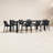 Farrah 102"-118" W 8-Person Rectangular Extendable Dining Set-1796574712