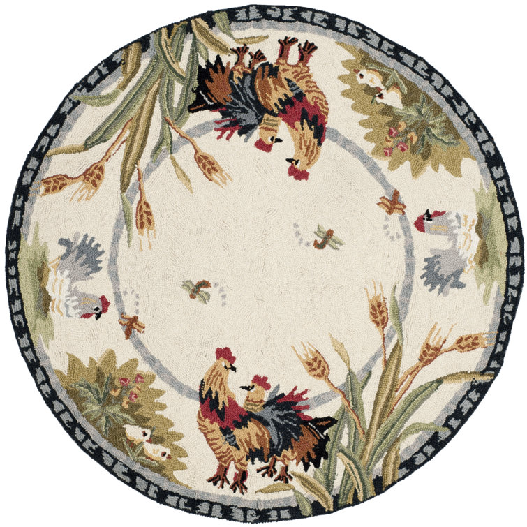 Kinchen Hand Hooked Wool Oriental Rug