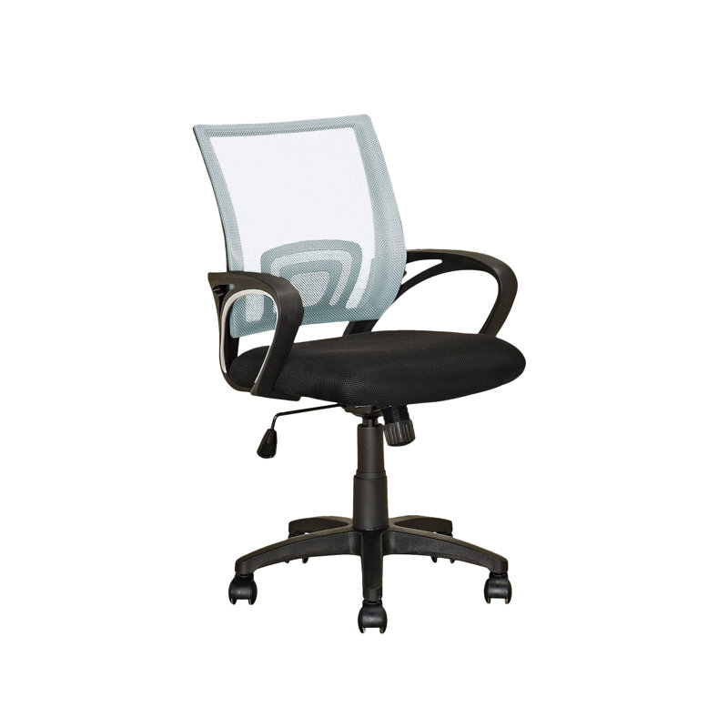 Chaise de travail en maille Hoehne, Blanc