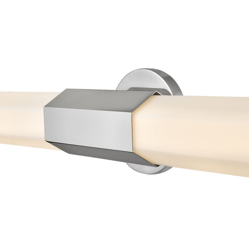 Facet 1 - Light LED Bath Sconce, Polished Nickel