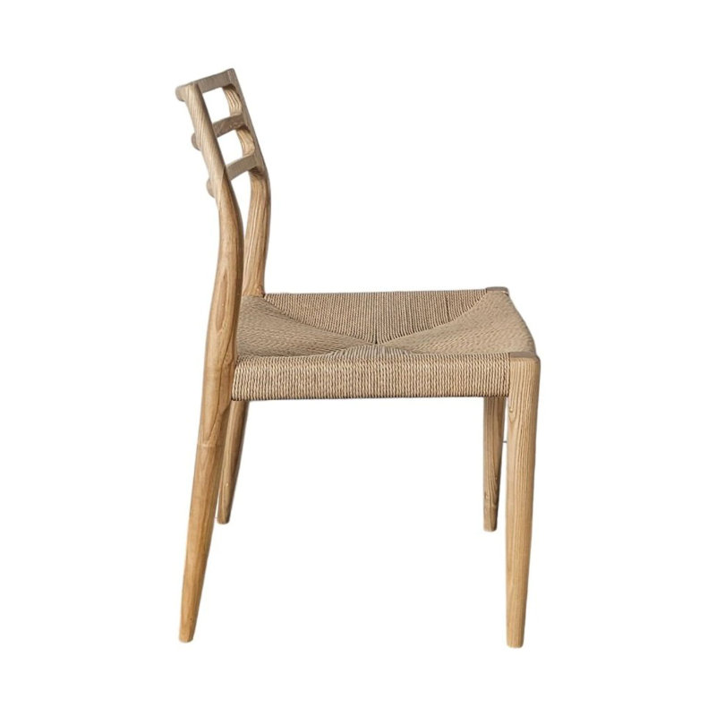 Oralie Ash Wood Dining Chair, Natural