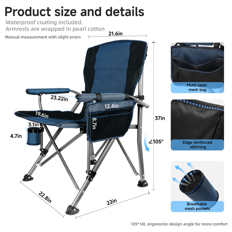 Camping Chair, Blue