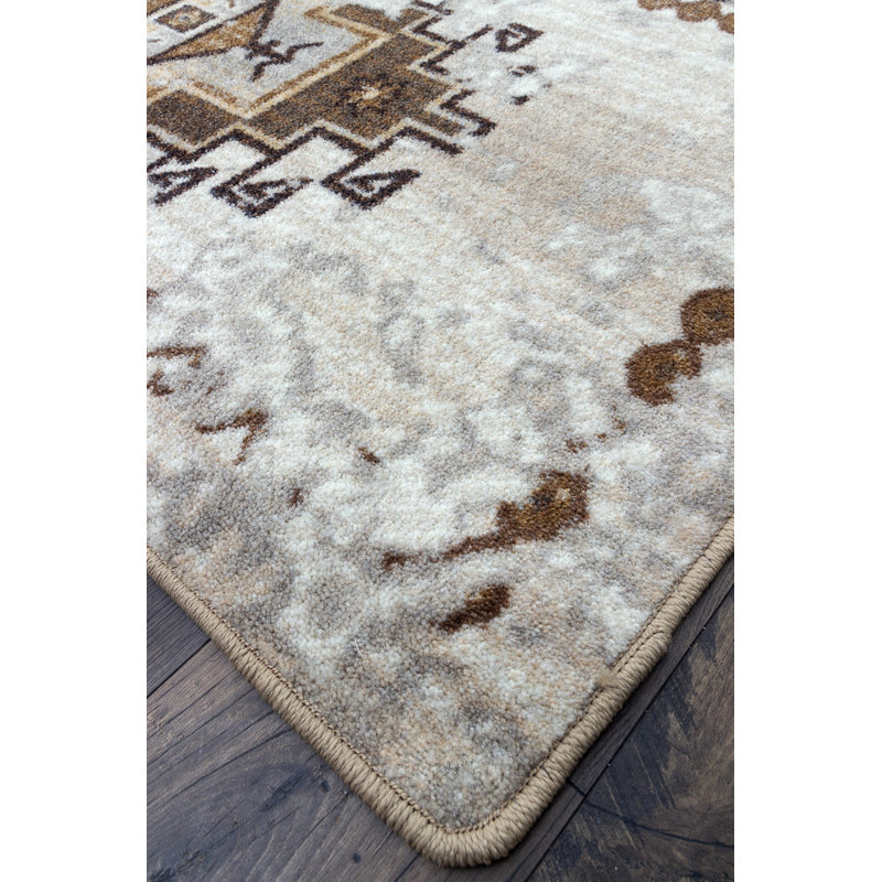 Southwestern Indoor Rug, Rectangle 3'10" x 5'4"