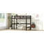 Lit mezzanine simple haut, lit mezzanine en bois d'hévéa avec barrière de sécurité-500378459