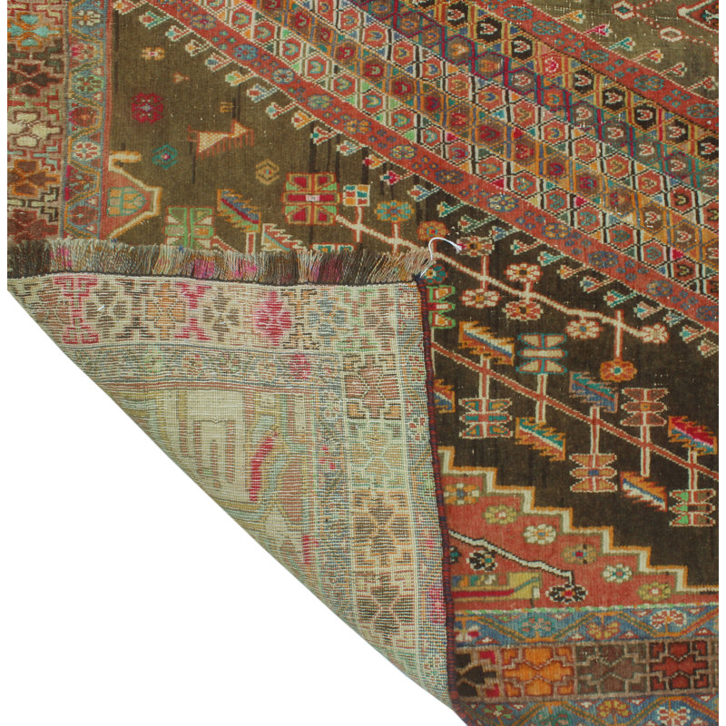 Tapis vert semi-antique Keimoni