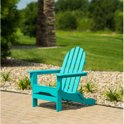Chaise Adirondack en plastique Leighton