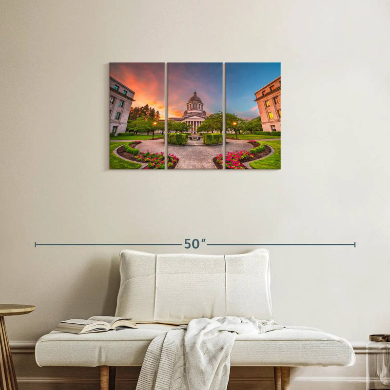 Washington State Capitol, H 20 po x l 33 po